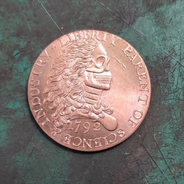 US 1792 Hobo Nickel Birch One Cent Copy Coin
