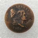 US 1795 Flowing Hair Half Cent Copy Coin  For Collection