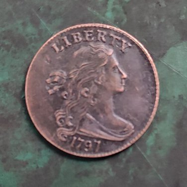 US 1797 Draped Bust One Cent Copy Coin