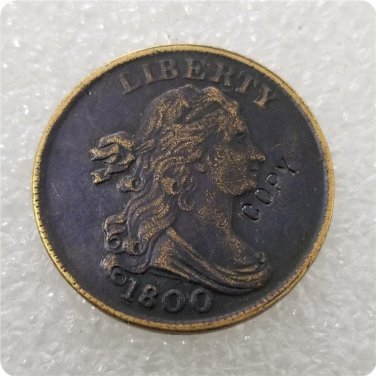 US 1800 Draped Bust Half Cent Copy Coin  For Collection
