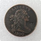 US 1800 Draped Bust Large Cent Copy Coin  For Collection