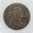 US 1801 Draped Bust Large Cent Copy Coin  For Collection