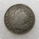 US 1802 Draped Bust Half Dollar 50 Cents 1/2 Dollar Copy Coin  For Collection