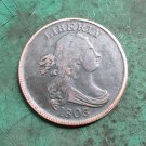 US 1803 Draped Bust Half Cent Copy Coins