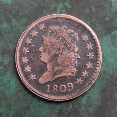 US 1809 Classic Head Large One Cents Copy Coin