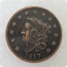 US 1817 Coronet Head Large Cent Copy Coin  For Collection