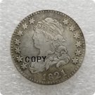 US 1821 Capped Bust Liberty Cap Quarters With Motto 25 Cents Copy Coin  For Collection
