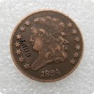US 1834 Classic Head Half Cent Copy Coin  For Collection