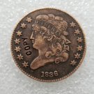 US 1836 Classic Head Half Cent Copy Coin  For Collection
