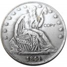 US 1841 Seated Liberty Half Dollars Copy Coin