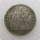 US 1841 Seated Liberty One Dollar Copy Coin  For Collection