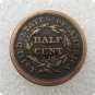 US 1842 Braided Hair Half Cent Copy Coin  For Collection