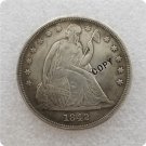 US 1842 Seated Liberty One Dollar Copy Coin  For Collection