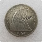 US 1844 Seated Liberty One Dollar Copy Coin  For Collection