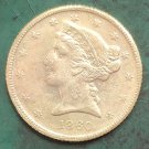 US 1860 Liberty Coronet Head Five Dollars Copy Coin