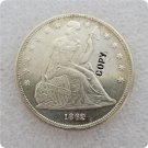 US 1862 Seated Liberty UNC Silver One Dollar Copy Coin  For Collection