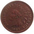 US 1863 Indian Head One Cent Copper Copy Coins