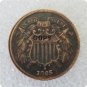 US 1865 2C Two Cent Piece Copy Coin  For Collection