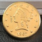 US 1867 Liberty Head Ten Dollars Copy Coin