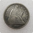 US 1867 Seated Liberty One Dollar Copy Coin  For Collection