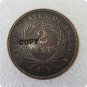 US 1870 2C Two Cent Piece Copy Coin For Collection