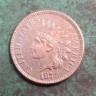 US 1872 Indian Head One Cent Copy Coin