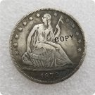 US 1872-CC Seated Liberty Half Dollar Copy Coin  For Collection