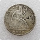 US 1873 Arrows Seated Liberty Half Dollar Copy Coin  For Collection