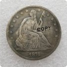 US 1874-CC Seated Liberty Half Dollar Copy Coin  For Collection