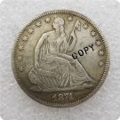 US 1874-S Seated Liberty Half Dollar Copy Coin  For Collection