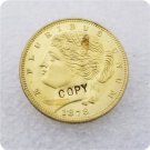 US 1878 Double Hair Bands $5.00 Five Dollar Copy Coins  For Collection