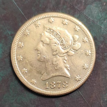 US 1878 Liberty Head Ten Dollars $10 Copy Coin
