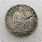 US 1878-CC Seated Liberty Half Dollar Copy Coin  For Collection