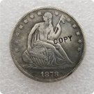 US 1878-S Seated Liberty Half Dollar Copy Coin  For Collection