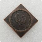 US 1883 Hawaii 1/2 Half Dollar Copper Copy Coin  For Collection