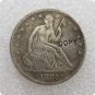US 1884 Seated Liberty Half Dollar Copy Coin  For Collection