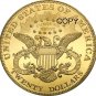 US 1885 Liberty Head Twenty Dollars Brass Copy Coins