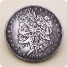 US 1885-CC Morgan Dollar Hobo Nickle Copy Coin For Collection