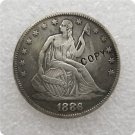 US 1886 Seated Liberty Half Dollar Copy Coin  For Collection