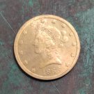US 1888 Liberty Head Ten Dollars $10 Copy Coin