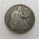 US 1890 Seated Liberty Half Dollar Copy Coin  For Collection