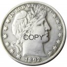 US 1892 Barber Half Dollar Copy Coin