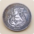 US 1896-CC Morgan Dollar Hobo Nickle Copy Coin For Collection
