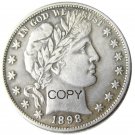 US 1898 Barber Half Dollar Copy Coin