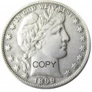 US 1899 Barber Half Dollar Copy Coin