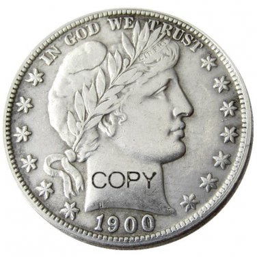 US 1900 Barber Half Dollar Copy Coin