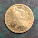 US 1903 Liberty Head Ten Dollars $10 Copy Coin