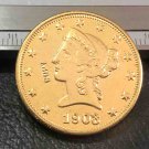 US 1903 Liberty Head Ten Dollars Copy Coin
