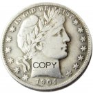 US 1904 Barber Half Dollar Copy Coin