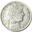 US 1905 Barber Half Dollar Copy Coin